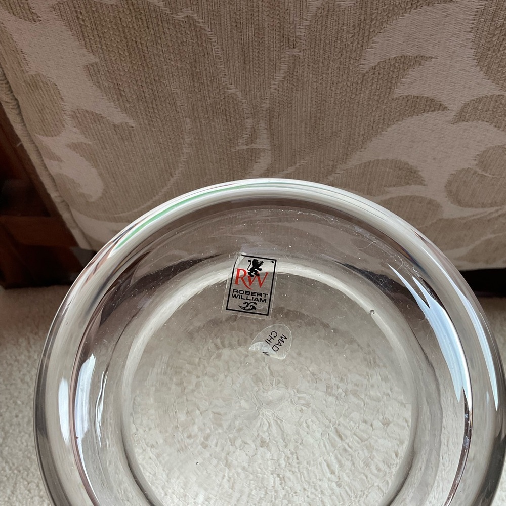 Glass Vase, Robert William, Clear, perfect for layering colored stones, etc. - Picture 7 of 9
